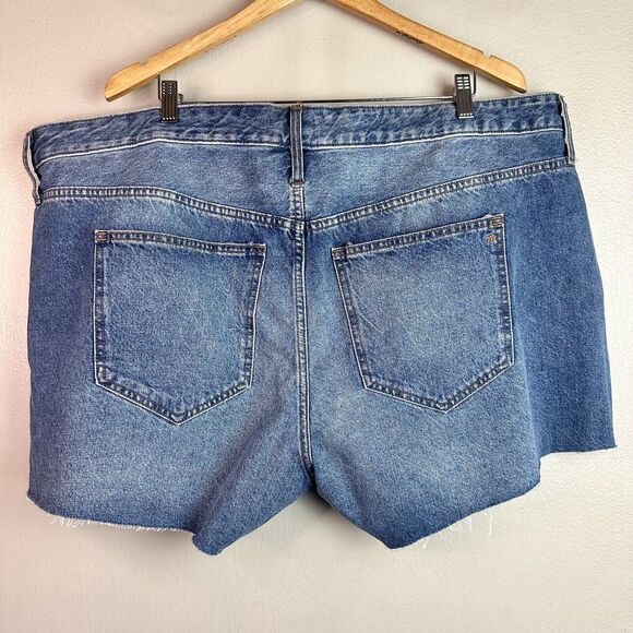 Madewell Relaxed Denim Raw-Hem Edition Shorts Sz 22 - Picture 3 of 7